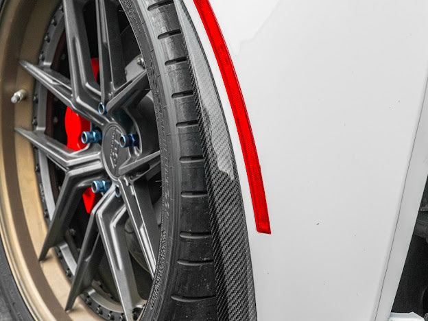 2014-2019 C7 Corvette - Extended Front & Rear Splash Guards / Mud Flaps Pair - for all models